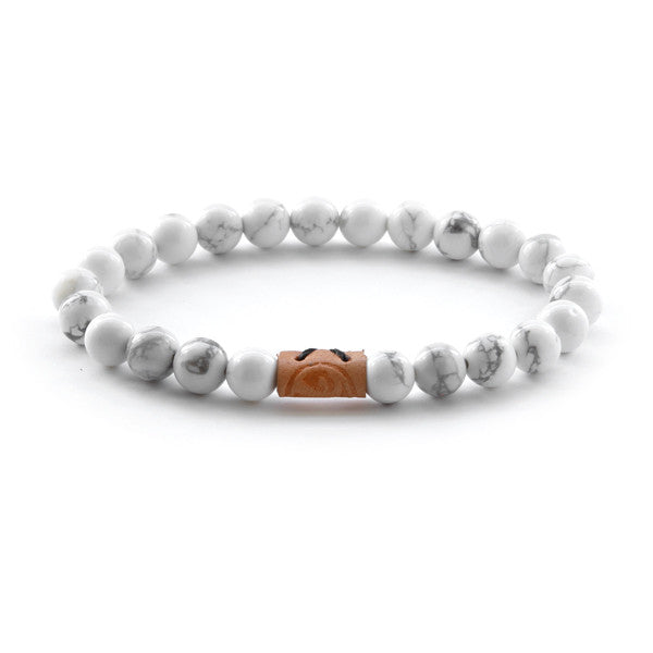 Round Stone Bracelet Snow