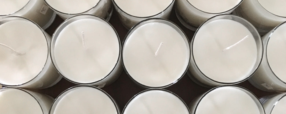 A collection of hand poured scented soy candles