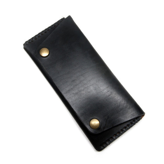 Black Horween Trucker Wallet