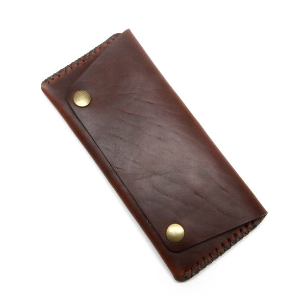 Brown Chromexcel Long Wallet