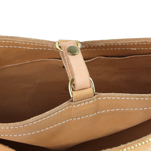 leather bag snap closure