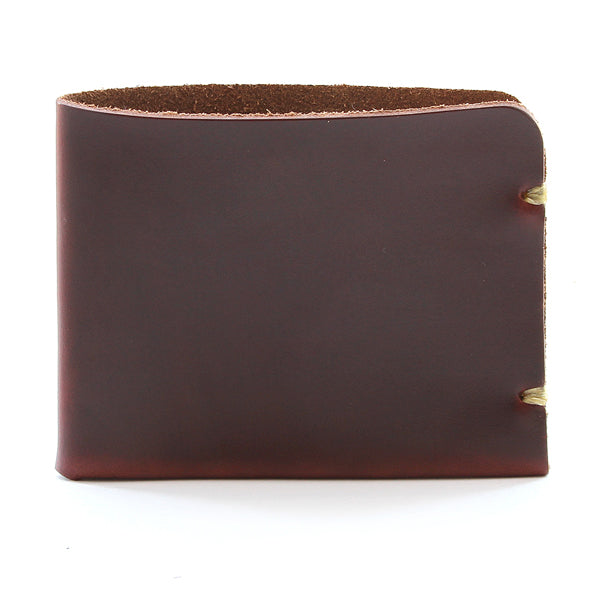 McGraw Minimal Leather Wallet Brown closed